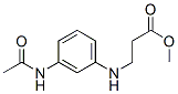methyl N-[3-(acetylamino)phenyl]-beta-alaninate 结构式