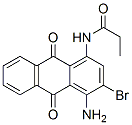 N-(4-amino-3-bromo-9,10-dihydro-9,10-dioxoanthryl)propionamide,93805-20-0,结构式