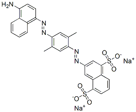 93805-43-7 disodium 3-[[4-[(4-amino-1-naphthyl)azo]-2,5-dimethylphenyl]azo]naphthalene-1,5-disulphonate 