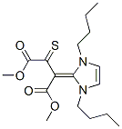 2-(1,3-DIBUTYL-1,3-DIHYDRO-IMIDAZOL-2-YLIDENE)-3-THIOXO-SUCCINIC ACID DIMETHYL ESTER Structure