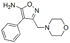 5-Isoxazolamine,  3-(4-morpholinylmethyl)-4-phenyl-|