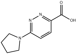 6-Pyrrolidin-1-ylpyridazine-3-carboxylic acid|