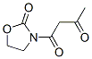 3-(1,3-dioxobutyl)oxazolidin-2-one Structure