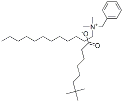benzyldodecyldimethylammonium neodecanoate,93820-30-5,结构式