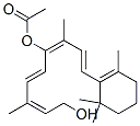 Retinol, 7,10-dihydro-10-hydroxy-, acetate Structure