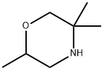2,5,5-トリメチルモルホリン 化学構造式