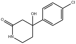 4-(4-chlorophenyl)-4-hydroxypiperidin-2-one,93839-13-5,结构式