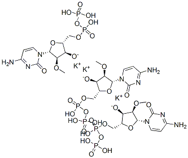Cytidine 5'-(trihydrogen diphosphate), 2'-O-methyl-, tripotassium salt|