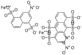 iron 3-nitronaphthalene-1,5-disulphonate Structure