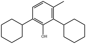 2,6-dicyclohexyl-m-cresol Struktur