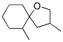 3,6-ジメチル-1-オキサスピロ[4.5]デカン 化学構造式