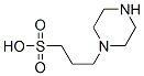 1-ピペラジンプロパン-1-スルホン酸 化学構造式