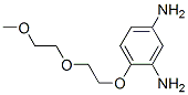 4-[2-(2-methoxyethoxy)ethoxy]benzene-1,3-diamine Structure