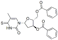 4-thiothymidine 3',5'-dibenzoate Structure