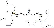 2-(トリブチルスタンニルオキシ)-N-[2-(トリブチルスタンニルオキシ)エチル]エタンアミン 化学構造式