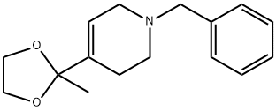 1-benzyl-1,2,3,6-tetrahydro-4-(2-methyl-1,3-dioxolan-2-yl)pyridine Structure