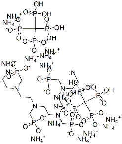 hexadecaammonium [[3,6,9,12-tetrakis(phosphonatomethyl)-3,6,9,12-tetraazatetradecane-1,14-diyl]bis[nitrilobis(methylene)]]tetrakisphosphonate|