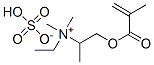 methyl 2-[(2-methyl-1-oxoallyl)oxy]-1-methylethyltrimethylammonium sulphate|