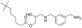 3-[[[3-(aminomethyl)phenyl]methyl]amino]-2-hydroxypropyl neodecanoate  Structure