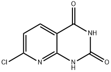 7-Chloropyrido[2,3-d]pyrimidine-2,4-diol Struktur