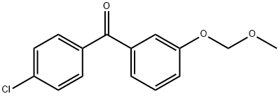 (4-CHLOROPHENYL)[3-(METHOXYMETHOXY)PHENYL]METHANONE Struktur