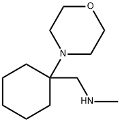 N-METHYL-1-(1-MORPHOLIN-4-YLCYCLOHEXYL)METHANAMINE Struktur