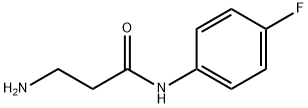 3-氨基-N-(4-氟苯基)丙酰胺,938515-70-9,结构式