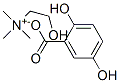 choline 2,5-dihydroxybenzoate Struktur