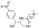 [2-[[2-hydroxy-1-(hydroxymethyl)-2-(4-nitrophenyl)ethyl]amino]-2-oxoethyl]trimethylammonium chloride,93857-08-0,结构式