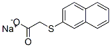sodium (2-naphthylthio)acetate 结构式