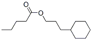 3-cyclohexylpropyl valerate Structure