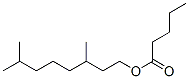3,7-dimethyloctyl valerate Struktur