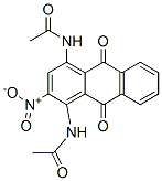 N,N'-(9,10-dihydro-2-nitro-9,10-dioxo-1,4-anthracenediyl)bisacetamide Structure