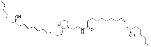 93858-34-5 [R-[R*,R*-(Z,Z)]]-N-[2-[4,5-dihydro-2-(11-hydroxy-8-heptadecenyl)-1H-imidazol-1-yl]ethyl]-12-hydroxyoctadec-9-enamide