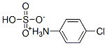 4-chloroanilinium hydrogen sulphate|