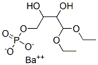 barium 4,4-diethoxy-2,3-dihydroxybutyl phosphate Struktur