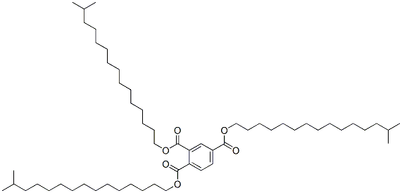 triisohexadecyl benzene-1,2,4-tricarboxylate,93858-72-1,结构式