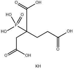 2-膦酰基丁烷-1,2,4-三羧酸钾盐, 93858-78-7, 结构式