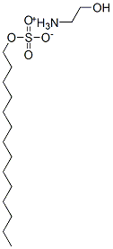 (2-hydroxyethyl)ammonium tetradecyl sulphate Structure