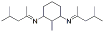 N,N'-bis(1,3-dimethylbutylidene)-2-methylcyclohexane-1,3-diamine Structure