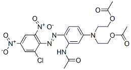 2,2'-[[3-acetamido-4-[(2-chloro-4,6-dinitrophenyl)azo]phenyl]imino]diethyl diacetate|