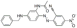 N-[2-[(2-cyano-4-nitrophenyl)azo]-5-[(phenylmethyl)amino]phenyl]acetamide|