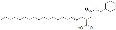 (cyclohexylmethyl) hydrogen 2-octadecenylsuccinate,93882-65-6,结构式