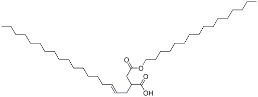 hexadecyl hydrogen 2-octadecenylsuccinate 化学構造式