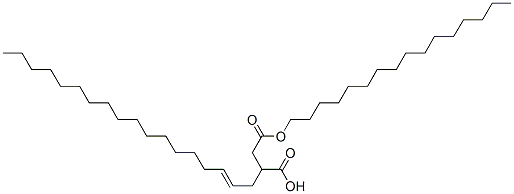 hexadecyl hydrogen 2-octadecenylsuccinate Structure