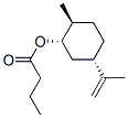 (1alpha,2beta,5alpha)-2-methyl-5-(1-methylvinyl)cyclohexyl butyrate Struktur