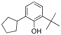 6-tert-butyl-2-cyclopentylphenol Struktur