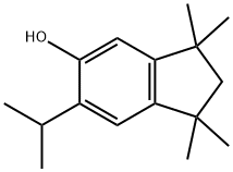6-isopropyl-1,1,3,3-tetramethylindan-5-ol 结构式