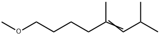 8-methoxy-2,4-dimethyloct-3-ene  Struktur