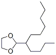 2-(1-butylheptyl)-1,3-dioxolane Struktur